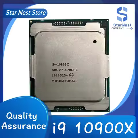 Core i9 10900X CPU 14nm 10 Cores 20 Threads 3.7GHz 19.25MB 165W LGA2066 For Desktop X299 motherboard