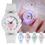 ZZOOI 2022 New Watch Women Fashion Silicone Candy Color Luminescent Student Watches Girls Quartz Clock Cute Little Fresh Wristwatch