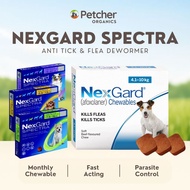 Nexgard and Nexgard Spectra Deworming Anti Tick and Flea for Dogs Monthly Chewable Tablet
