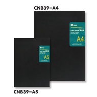 สมุดปกดำ เนื้อดำ E-file Black Sugar Book รุ่น CNB39 ขนาด A5/A4 หนา 120 แกรม 40 แผ่น