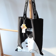 M*ni*o * Excellent product We Bare bears polar bear canvas bag 0.18kg