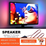 nearbeauty 1 Pair 5w TV Speakers LCD Notebook Tablet PC Sound Amplifier Speaker with 70mm X 30mm 8oh