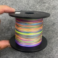 7-Color Wax Coated Fishing Parachute Line X12 - PE Fishing Line X12 Roll 300M Green Fishing Line 3 T