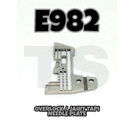 E982 OVERLOCK | JAHIT TAPI NEEDLE PLATE (1 PCS) AT WHOLESALE PRICE