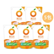 橘子工坊 Orange house - 天然無香精制菌洗衣精補充包-洗淨病毒升級版 (1500ml x 5包)