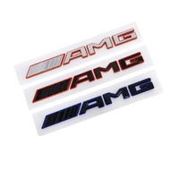 The new 3D badge ABS trunk AMG letter sticker is suitable for Mercedes-Benz AMG ABC E G CLA W176C63C
