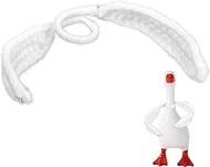 Desk Goose Wings, 7.5 x 2 cm, Knitted White Small Wings, Adorable Desk Geese Accessories, Suitable a
