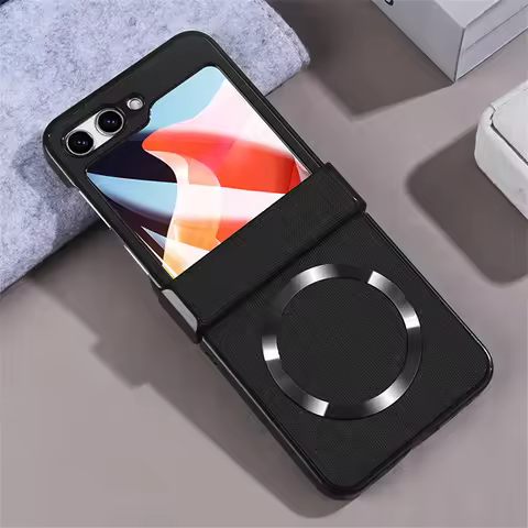 Screen Protector Film Z Flip 5 6 Case Magnetic with Magsafe Case for Samsung Galaxy Z Flip 5 6 5g ZF