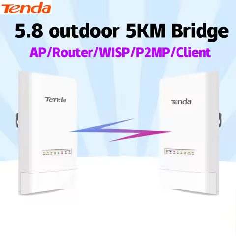 Tenda OS3 5KM 5GHz 867Mbps Outdoor CPE Wireless 5G WiFi Repeater Extender Router AP Access Point Wi-