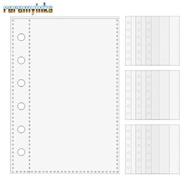 RAREM A7 Binder Pages, A7  Card Protector Sleeves, 6-Ring Binder Refill
