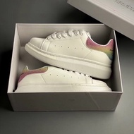 Alexander McQueen thick white tail flamed flat shoes 2021 New BGCN C58Y