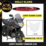 Headlight Light Guard Yamaha XJ6 / Yamaha xj6 Light Guard / Yamaha XJ6 Protector HeadLight Screen