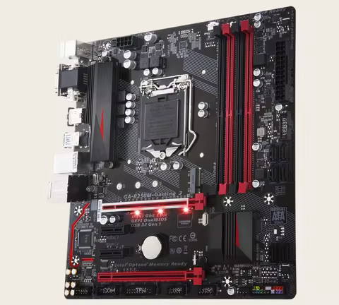For Gigabyte GA-B250M-Gaming 3 Desktop Motherboard B250M Gaming 3 LGA 1151 DDR4 Mainboard 100% Teste