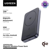UGREEN 10000mAh  Qi2 15W Wireless Powerbank 30W PD Type C Fast Charging