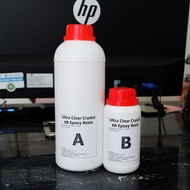 Keo đổ nhựa làm khuôn tranh 3D trong suốt loại tốt đổ khối Epoxy Resin Ultra Clear DTAB2-A5 1kg