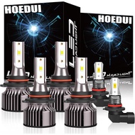 Sesuai Untuk Mentol Toyota 4Runner 2003-2005, Pek Kombo Mentol Lampu Tinggi 9005, Lampu Rendah 9006,