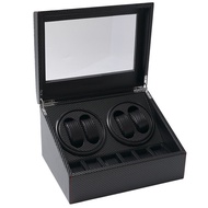 Rotating 6 Winding Watch Electric Motor Watch Shaker 4 Mechanical Automatic Watch Shaker+Full Carbon