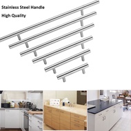 2~14 Inches Cabinet Handle Stainless Steel Silver T-type Wardrobe Handle Kitchen Cabinet Door Handle Cabinet Handles