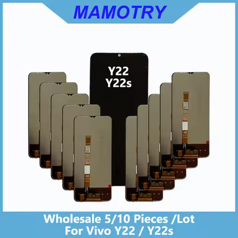Wholesale 5/10 pieces / Lot 100% Tested For Vivo Y22 V2207 And Vivo Y22s V2206 Screen Lcd Display Wi