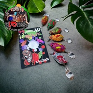 No. 1 Best Seller Fake Bait Rubber Frog Stinging AG Size 3.7cm. Weight: 6 Grams Hook 1/0 Body Lock S