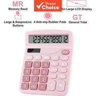 Solar Scientific Calculator Desktop Financial Office Large Display Cute Calculator For Students Prof