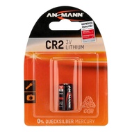 Ansmann CR2 Alkaline 3V Lithium Battery (Battery for Fujifilm Instax Mini 25,70)