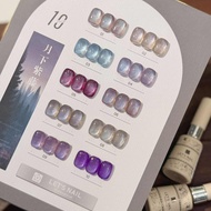 Set Lets nail light purple 10 สี สีเจล เล็บเจล
