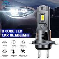 OPENMALL H7 LED Headlight Bulb Mini 54W 11000LM 6000K CSP Aluminum Alloy for Car Headlamp 12V Automo