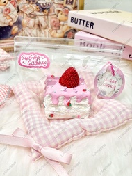 new Strawberry Cake Taba Squishy Square Chocolate Cream Cake Dessert Squeeze Toy Mochi Toy Stress Re
