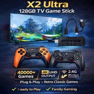 New Video Game 4K Game Stick With 35K+ Games 2.4G Dual Controller Game Console Classic Game