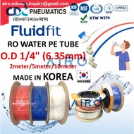 [ RO Tube ]CDC Fluidfit [MADE IN KOREA] 1/4" OD RO Water Tube PE Hose Water Filter Pipe System RO Tu