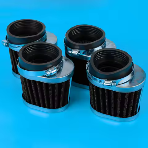 4pcs 54mm Carburetor Air Filter Pod Fit for Honda CB650 CB750C CB900F Kawasaki GPZ750 KZ1000J Suzuki