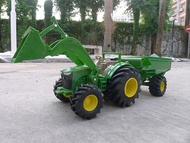 John Deere Monster Digger Toy Tractor Model Ertl 1:16 Đồ Chơi Mô Hình Xe Tải Kéo Lớn Đồ Chơi Mô Phỏn