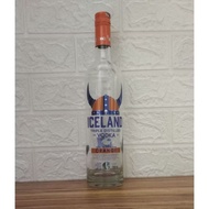 Iceland Vodka 700ml Empty Bottle