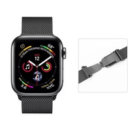 [HOT JUXXKWIHGWH 514] Milanese Loop สำหรับ Apple Watch Band 44มม. 40มม. Series 7 6 5 4 SE โลหะผีเสื้อหัวเข็มขัดสร้อยข้อมือสำหรับ Iwatch 3 42มม. 38มม.