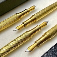 3952老山羊-X800 原味黃銅 基本雕刻系列 雙色書法鋼尖鋼筆