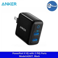 [Anker] PowerPort II IQ with 2 PIQ Ports Model:A2027 Black แองเคอร์ หัวชาร์จเร็ว หัวชาร์จ อะแดปเตอร์