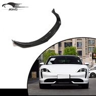 Dry Carbon Fiber Front Bumper Lip for Porsche Taycan Turbo 9J1 2019UP
