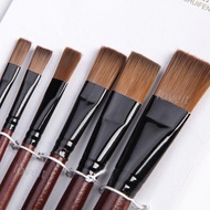 love* 6Pcs Nylon Acrylic Oil Paint Gouache Brushes For Artist Supplies Watercolor Set