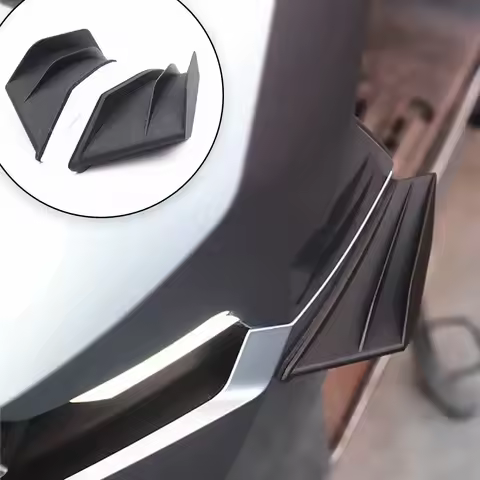 2PCS Motorcycle Spoiler Wing Winglet Aerodynamic Side Wing Fin Spoiler For Suzuki Honda Yamaha SMAX1