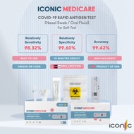 Iconic Medicare Covid-19 Saliva/ Nasal Swab Antigen Rapid Test Kit