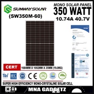 350W SUNWAY SOLAR /QCELLS 350W 35V 10A MONO CRYSTALLINE HALF CELL TECH SOLAR PANEL 9BB SUPER HIGH EF