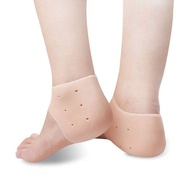 Silicone pad to protect against cracked heels