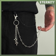 ETERNITY HipHop Goth Creative Pendant Keychain Waist Belt Men Women Vintage Trouser Hipster Jeans Ch