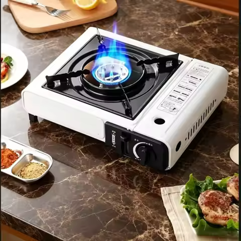 New Outdoor Cassette Stove Portable Outdoor Cass Hot Pot BBQ Gas Stove Household Gas Stove Butane Ga