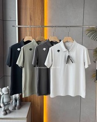 Descente 速干運動POLO衫 全新 黑灰綠白 機能面料