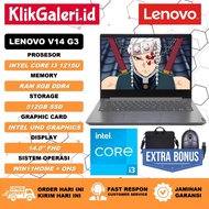 laptop sekolah lenovo v14 g3 i3 1215u 20gb 512gb ssd ohs grey - 20gb 256gb