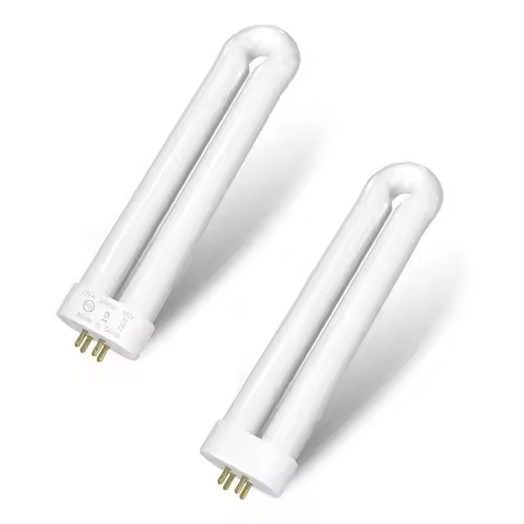 【HAPPY】For T6 Lamp Compatible 15W-BL U Shaped Twin Tube Bulb Replacement For 15W Bug Zapper Light Wi