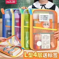 Beg plastik file telus A4, Beg tangan bukaan besar, Beg fail telus, Beg sekolah pelajar, Beg pengela