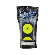 JConcepts Reflex Pre-Mounted 1/8th Buggy Tires (2) (Yellow) (Green) JCO312122